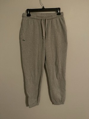 Lacoste Sport Tennis Fleece Sweat Pants Gray Joggers XH7611 - Men's Medium