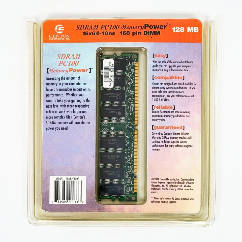 SDRAM PC100 128MB MemoryPower Apple Centon Electronics - Image 3 of 3