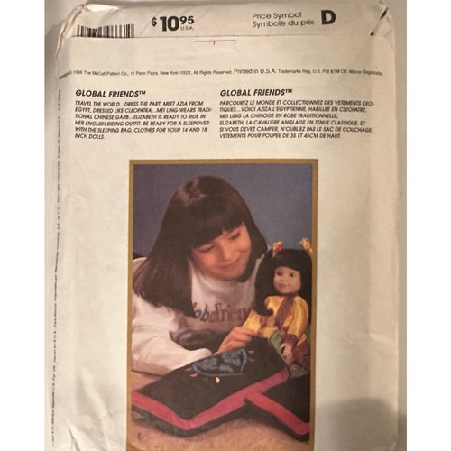 McCalls Crafts Global Friends 9666 Vintage Travel The World for Dolls - Imagen 3 de 3