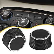 2 Pack For Escalade Enclave Tahoe Chevrolet GMC Rear Control Knobs Audio Radio
