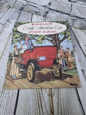 Vintage Sinclair Early American Car Stamp Album With Stamps Complete