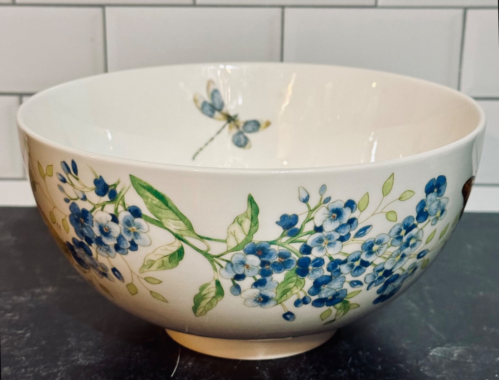 Lenox Butterfly Meadow Small Serving 7 5/8&rdquo;W Bowl Louise L