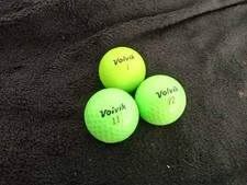 GREEN VOLVIK GOLF BALLS IN GOOD CONDITION