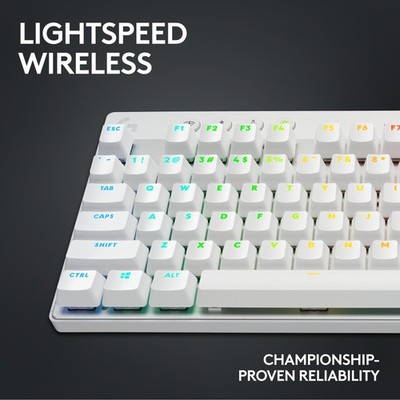 G PRO X TKL LIGHTSPEED Gaming Keyboard-WHITE-US-2.4GHZ/BT-TACTILE