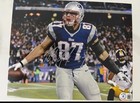 Rob Gronkowski Signed Patriots NFL 8x10 Photo Bas Beckett Authentication Auto