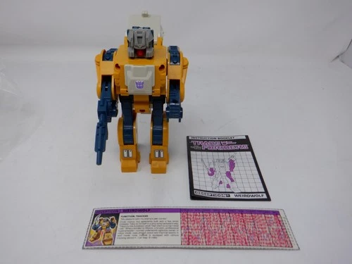 Weirdwolf 100% Complete Vintage 1987 G1 Transformers Hasbro Action Figure