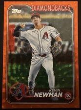 2024 Topps Update Kevin Newman Orange Ice Foil Parallel #US204 Arizona #289/299