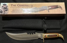 Chipaway Cutlery The General 10" Bowie/Hunt Knife Wood Handle CW-1053  & Sheath