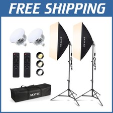 Photo Studio Lights Set - Continuous Softbox Kit
