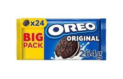 OREO Original 264 g Schokoladenkekse mit Vanillecremefüllung Knusprig