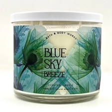Bath Body Works Scented 3 Wick Candle BLUE SKY BREEZE
