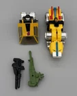 Vintage Transformer Toy Lot of 4 Figurines Weapons Made in Macao