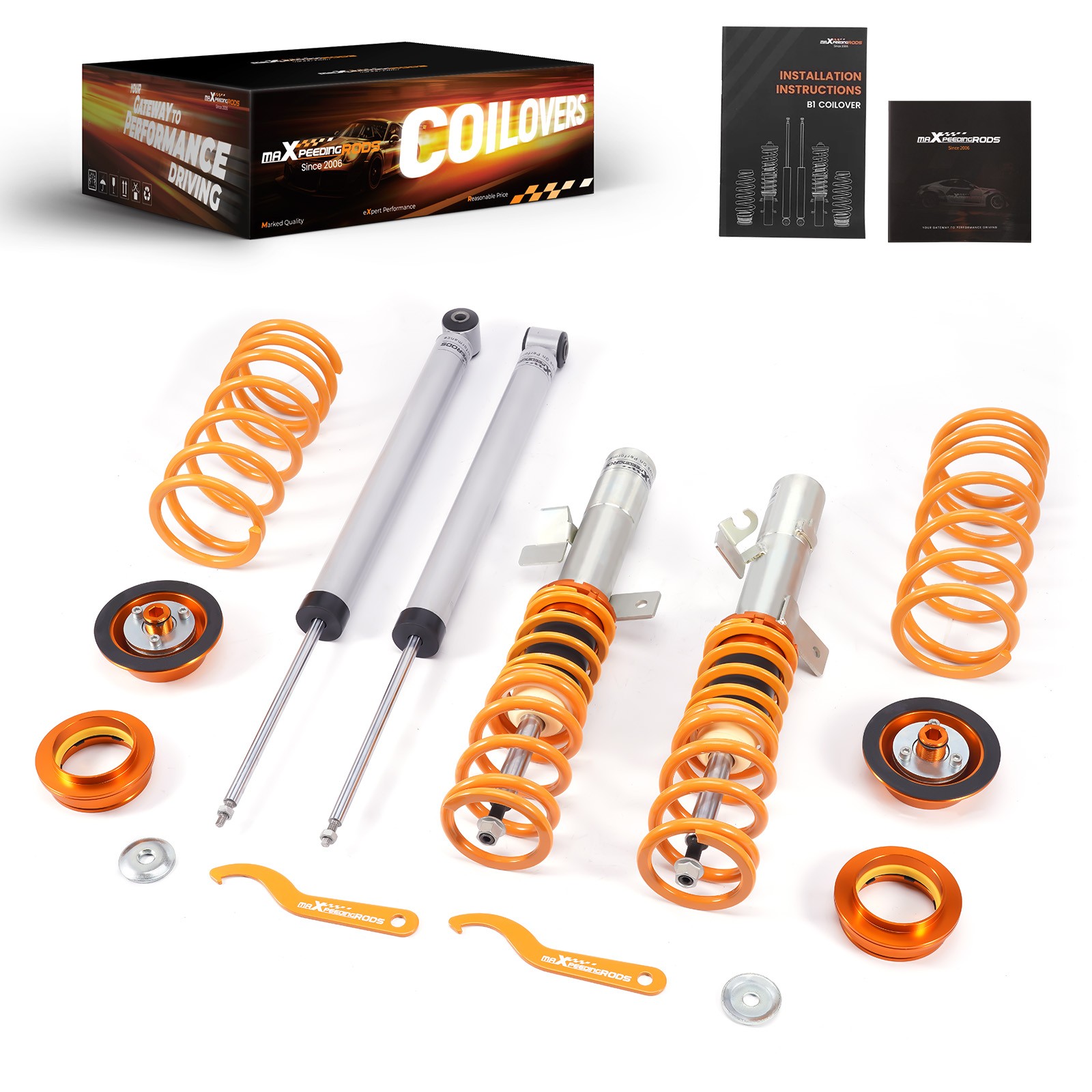 Coilovers Suspension Kit for Ford Focus MK2 2004-2010 1.4 1.6 TDCi Spring Shock