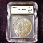 VIDEO 👀🔥BEAUTIFUL🔥1885-O Morgan Silver Dollar MS63 ICG