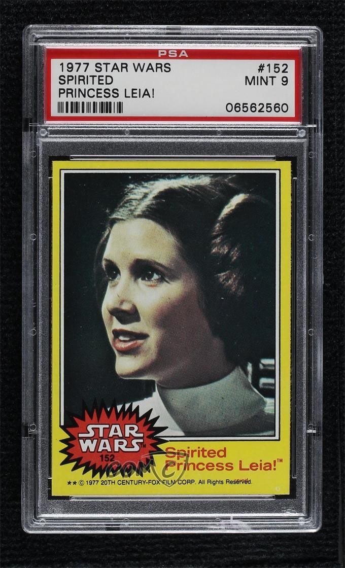 1977 Topps Star Wars Spirited Princess Leia! #152 PSA 9 MINT