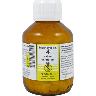 BIOCHEMIE 4 Kalium chloratum D 6 Tabletten 400 St PZN 05955815