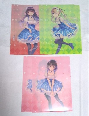 Saekano: How To Raise A Boring Girlfriend Clear File Set Of 6