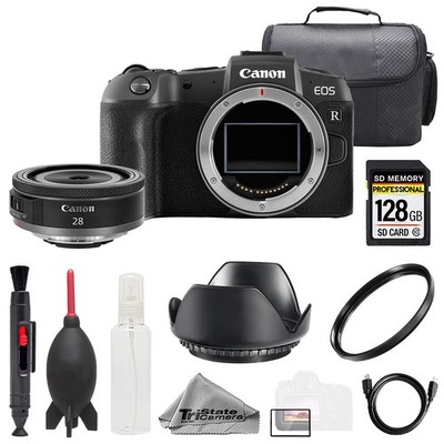 Canon EOS RP + RF 28mm f/2.8 STM Lens +128GB+UV Filter- Basic Kit