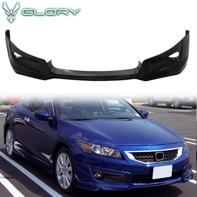 Fits 08-12 Honda Accord Coupe HFP Style Front Bumper Lip Spoiler Bodykit PU