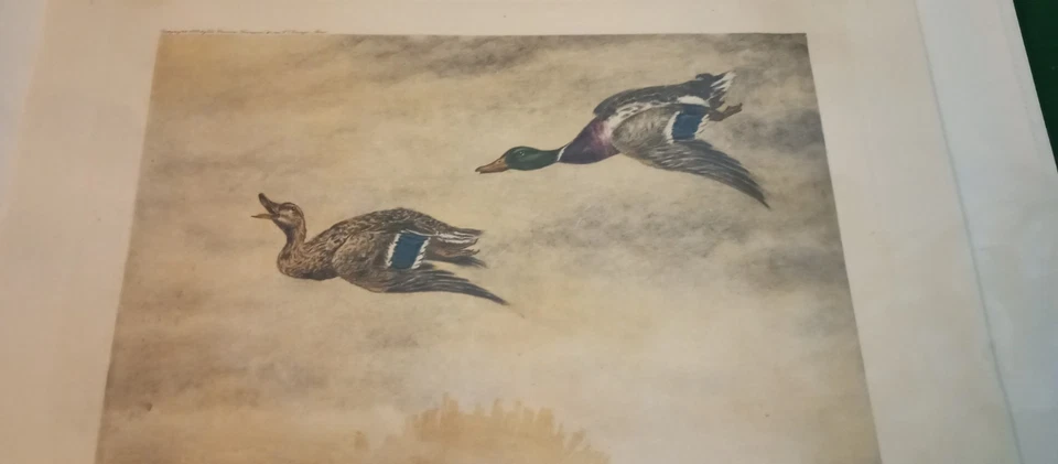 Gravure Sur Papier Signée Léon Danchin - Photo 4/4