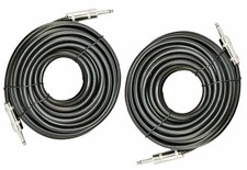 2 MK Audio MKQQM50 1/4" to 1/4" 50 FT. 12 Gauge Wire PA DJ Pro Audio Speaker