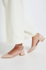 Dorothy Perkins Beige Court Shoes Womens Daywear Heels