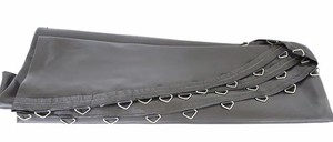 Trampoline Replacement Jumping Mat for 16ft Round Frame with 96 V-Ring 7” spring