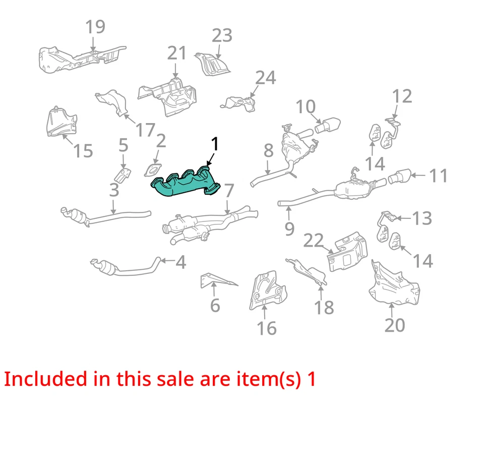 Mercedes-Benz Gl550 2008 turbocompresor colector de escape con turbocompresor KS8PB Foto 3 de 4