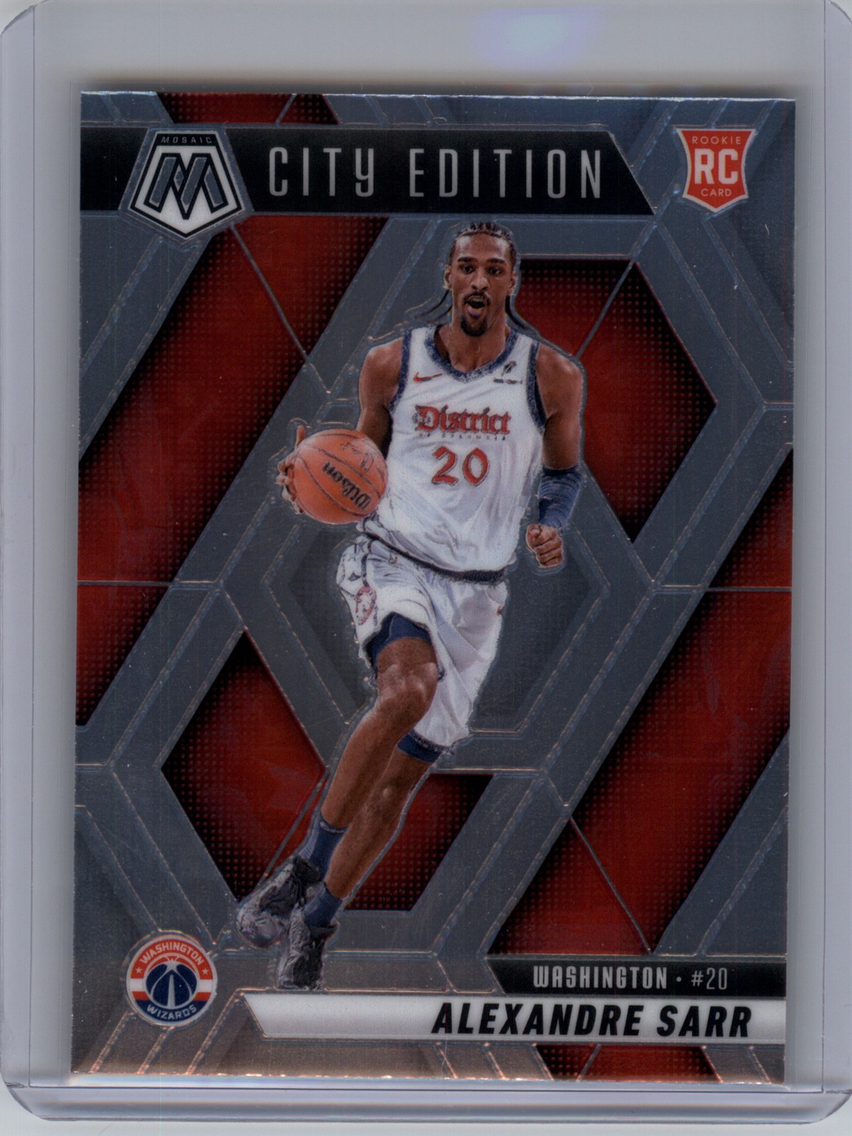 2024-25 Panini Mosaic #278 Alexandre Sarr Wizards RC