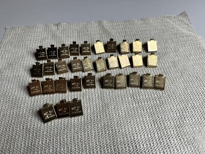 Vintage Knape & Vogt 256 Brass Shelf Pins Gold Lot Grand Rapids Hardware Retro