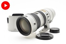 DDP vers US * COMME NEUF * Nikon AF-S 70-200mm f/2.8 G ED VR gris clair du JAPON