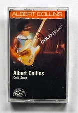 vintage 1986 SEALED cassette: ALBERT COLLINS Cold Snap : ALC 4752