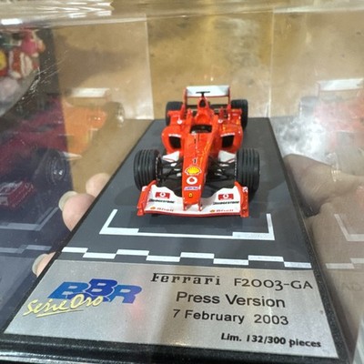 BBR 1/43 FERRARI F-2003 GA PRESS VERSION FEBRUARY 2003 | eBay