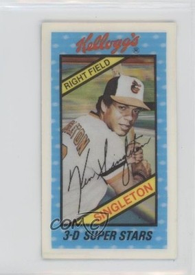 1980 Kellogg's 3-D Super Stars Ken Singleton #30 06l5