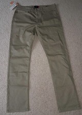 DOCKERS TAN NEW SLIM FIT 34X34 KHAKI CHINO PANTS JEAN CUT