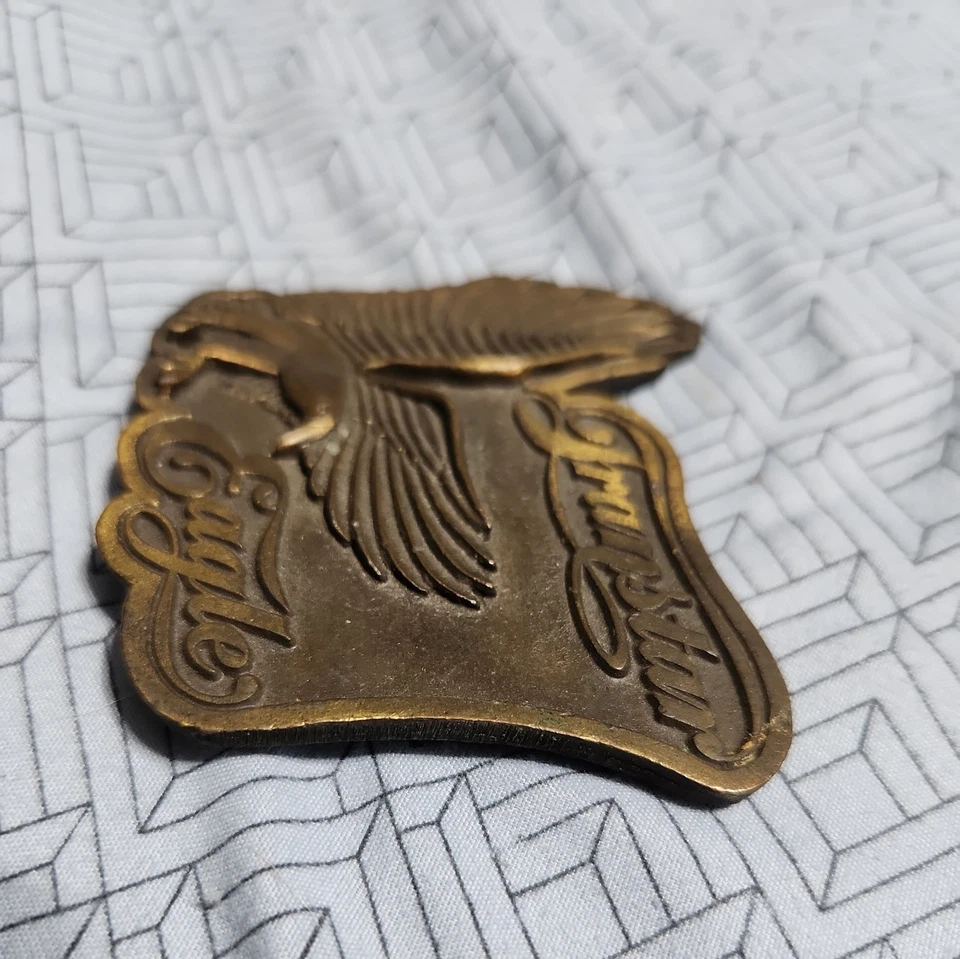 VINTAGE TRANSTAR EAGLE BELT BUCKLE - Image 2 of 4