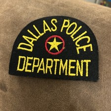 Police Patch USA Dallas Police Department 