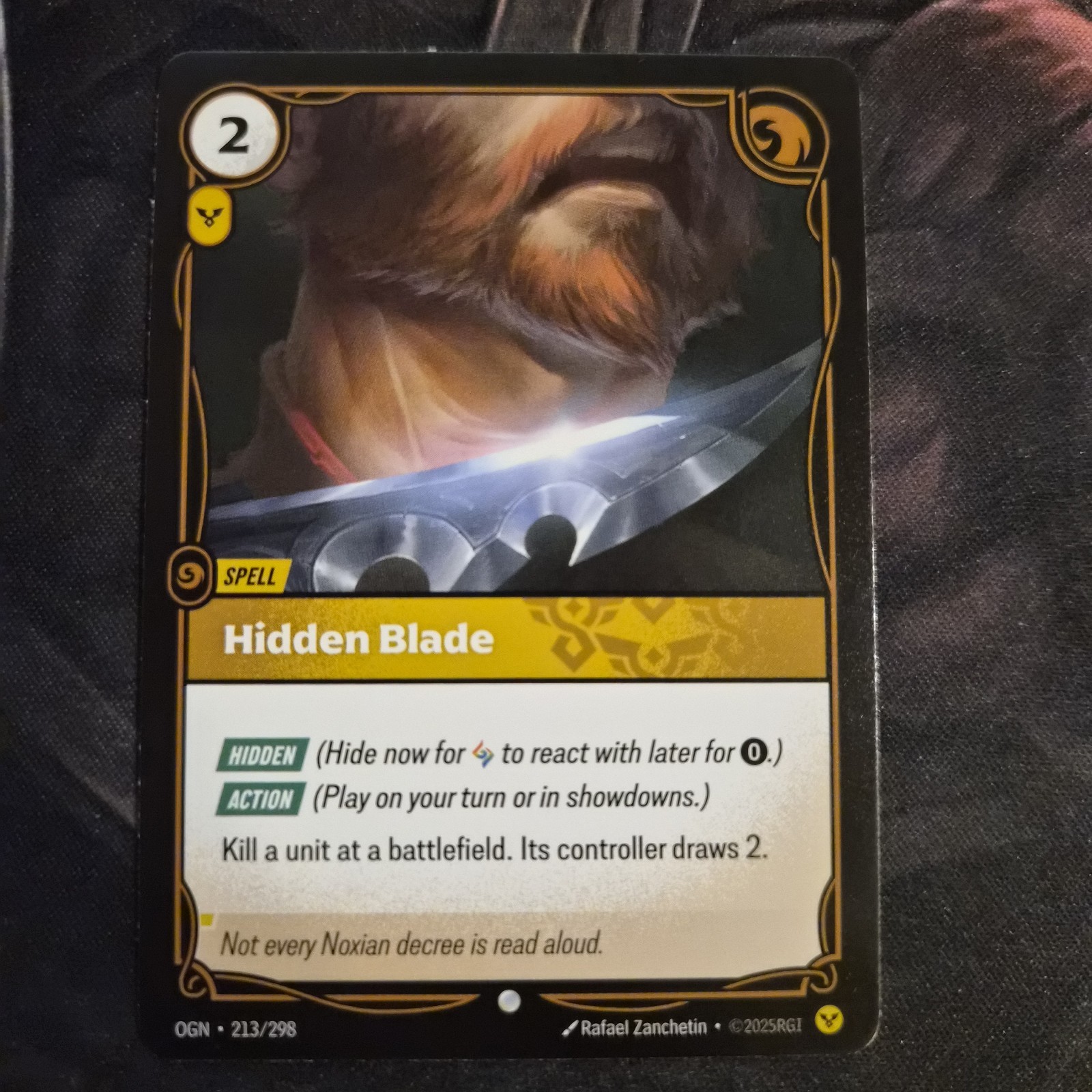 Riftbound Hidden Blade OGN 213/298 English League of Legends