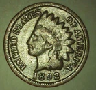 1892 Indian Head Penny; Good condition
