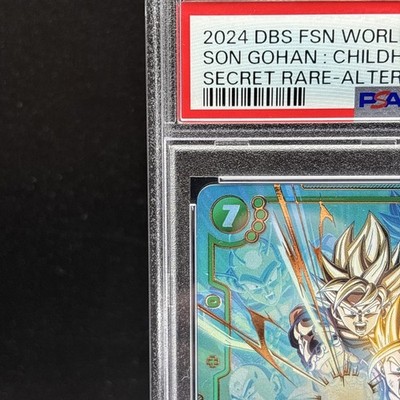PSA 10 Son Gohan FB01-140 SCR Alt Art Dragon Ball Fusion World