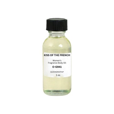 Kiss of the French (Women) Body Oil 1 oz Fragrance All Natural Scent