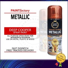Metallic Aerosol Spray Paint Quick Drying Spray For for Metal, Wood, Plastic