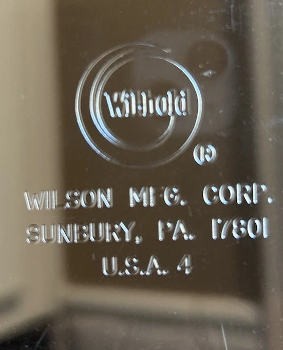 Caja de costura de colección Wilson con mango dorado amarillo plástico 2 compartimentos bandejas de sujeción Foto 2 de 4