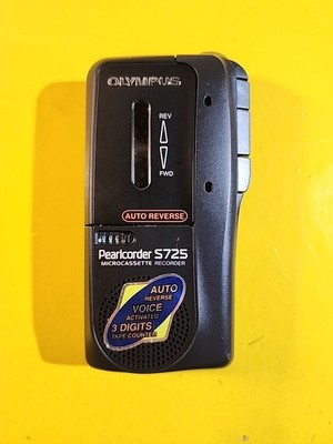 Olympus Pearlcorder S725 Micro Cassette Voice Recorder