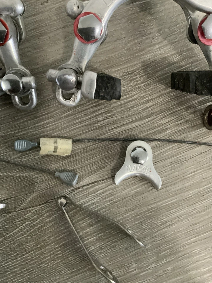 MAFAC COMPETITON BRAKE CALIPERS CENTER PULL 60-70 MM REACH STRADDLES CABLE GUIDE - Image 4 of 4