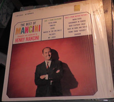vintage vinyl record 33 rpm lp the best of mancini henry 1964 rca victor