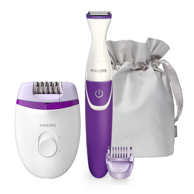  Satinelle Essential Corded Compact epilator Incl. Bikini Trimmer, Brp505/00