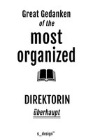 Notizbuch FüR Direktorin / Direktor A5, 120 Seiten, Liniertes Papier,