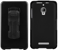 Black Case + Belt Clip Holster + Screen Protector For Alcatel One Touch Fierce on sale Black Case + Belt Clip Holster + Screen Protector For Alcatel One Touch Fierce on sale