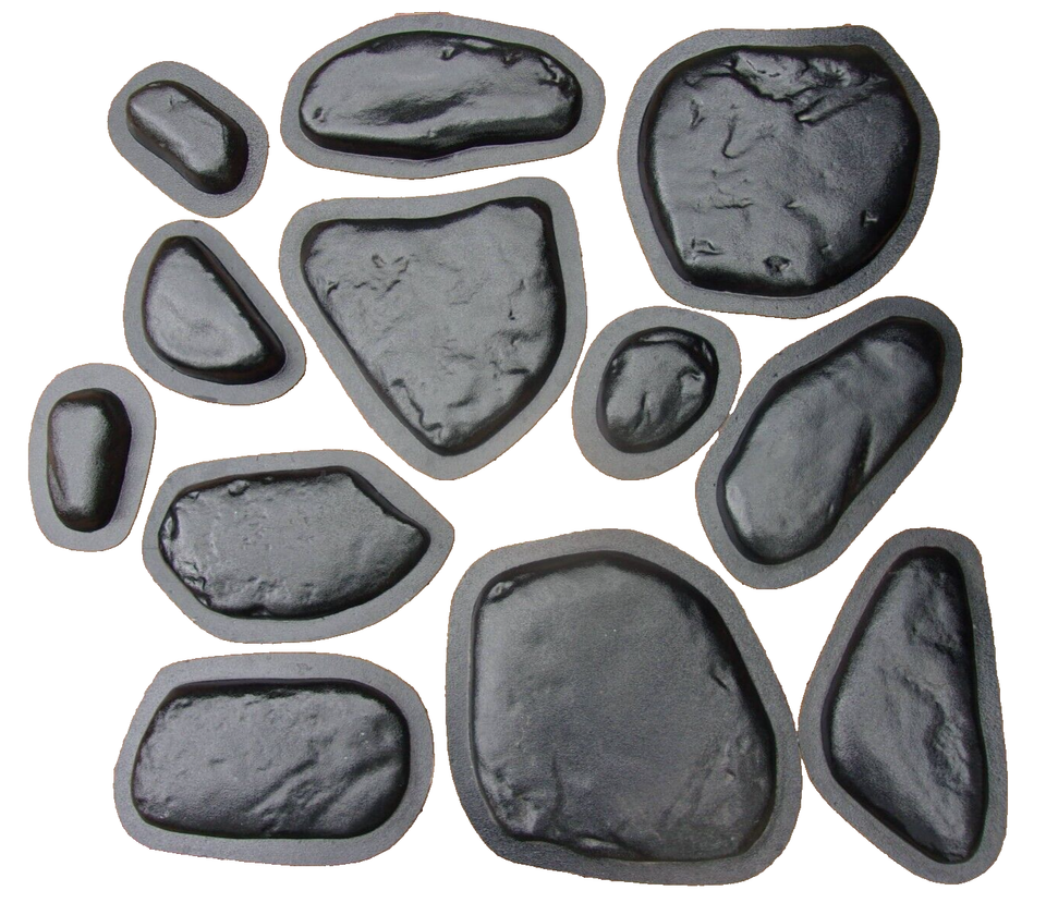 Rock facing concrete cement molds wall veneer flagstone set 12 plastic